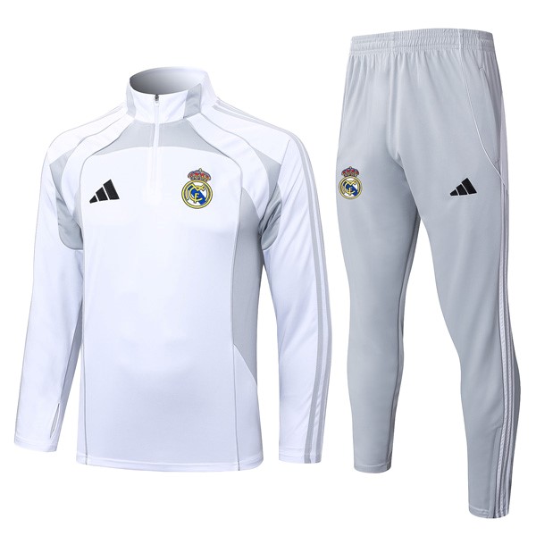 Sweatshirt Real Madrid 2025-26 Blanc 6